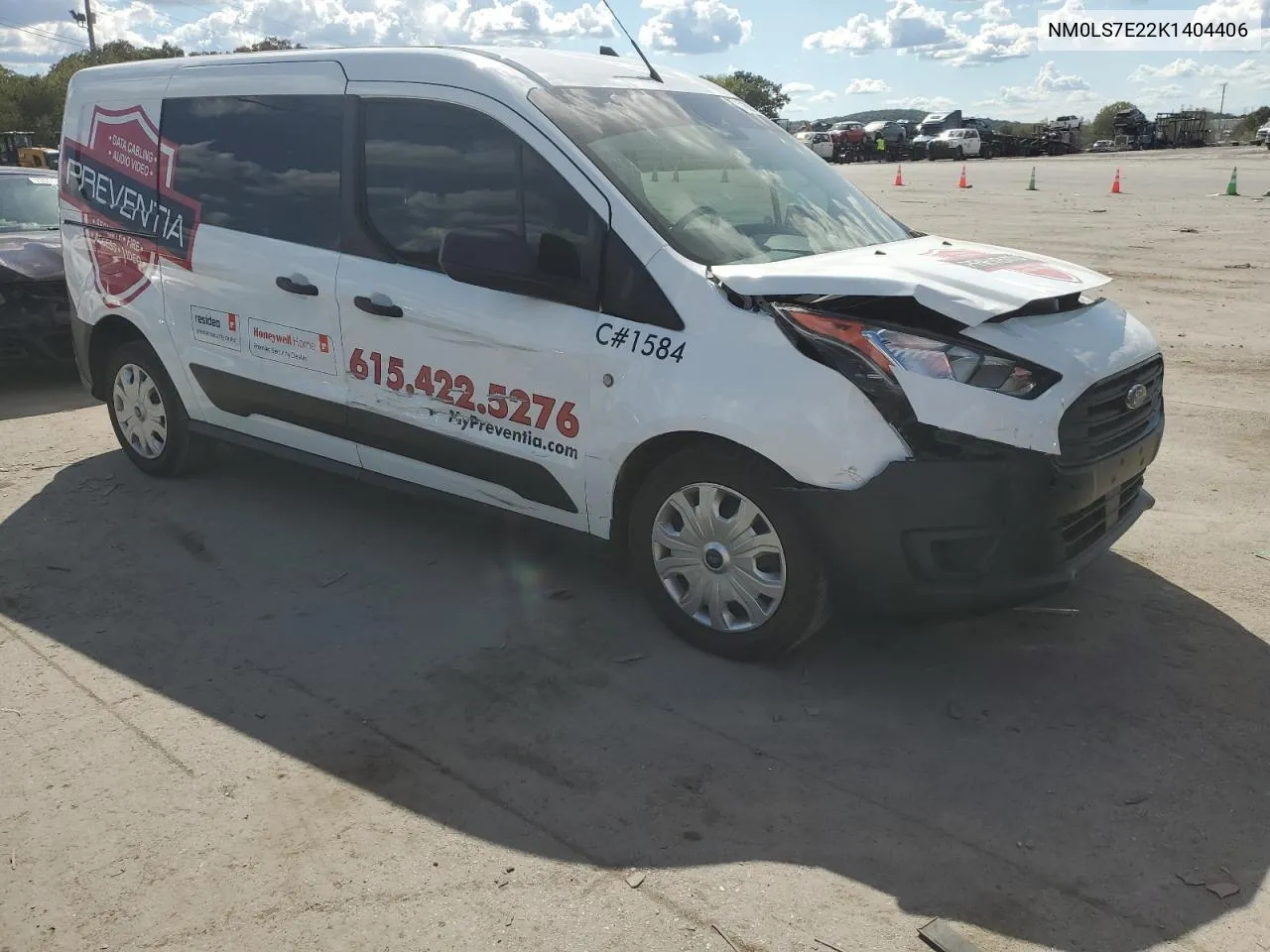 2019 Ford Transit Connect Xl VIN: NM0LS7E22K1404406 Lot: 71686094