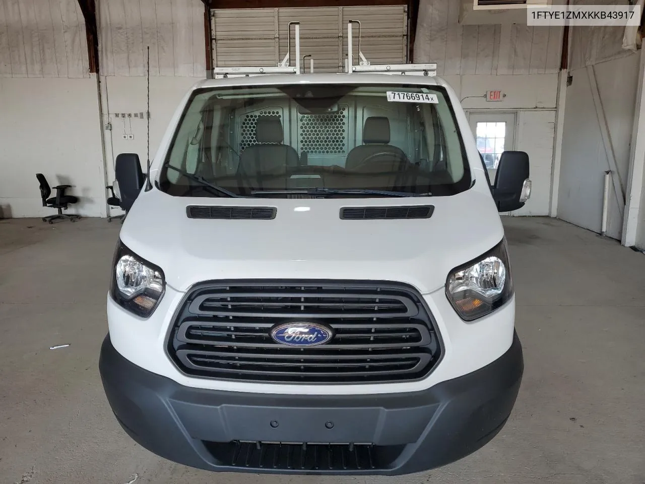 2019 Ford Transit T-150 VIN: 1FTYE1ZMXKKB43917 Lot: 71766914