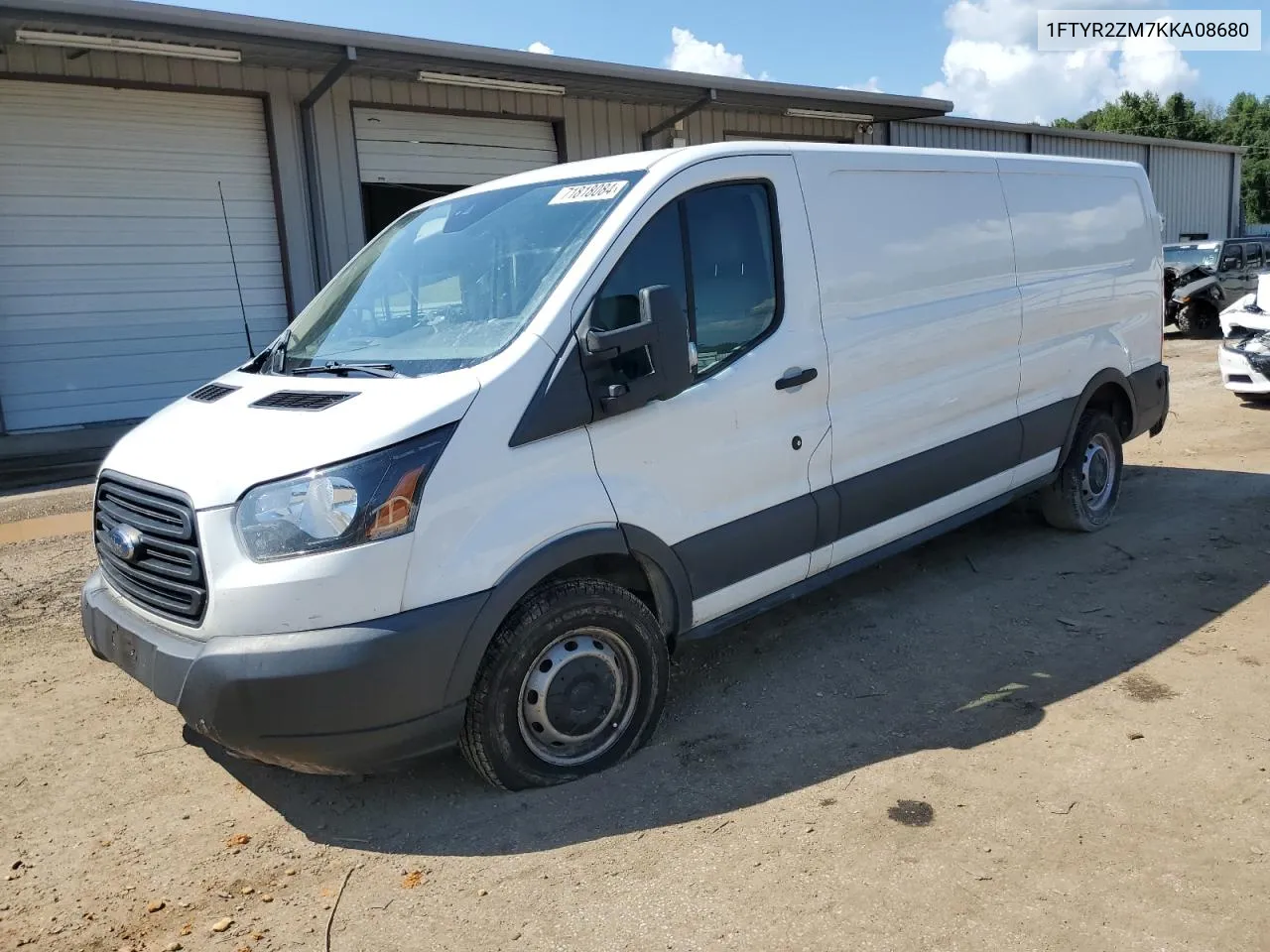 2019 Ford Transit T-250 VIN: 1FTYR2ZM7KKA08680 Lot: 71818084