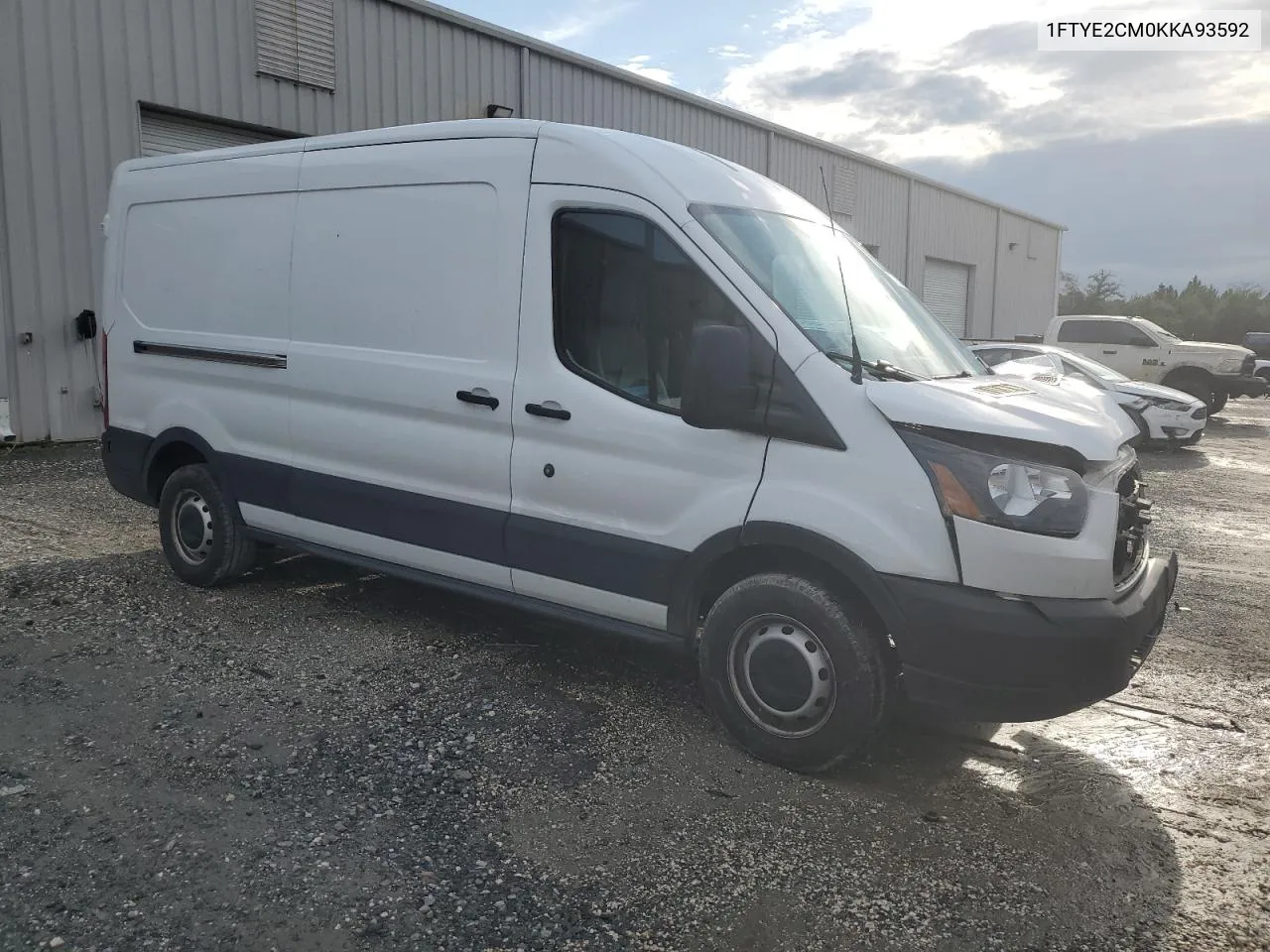 2019 Ford Transit T-150 VIN: 1FTYE2CM0KKA93592 Lot: 71987434