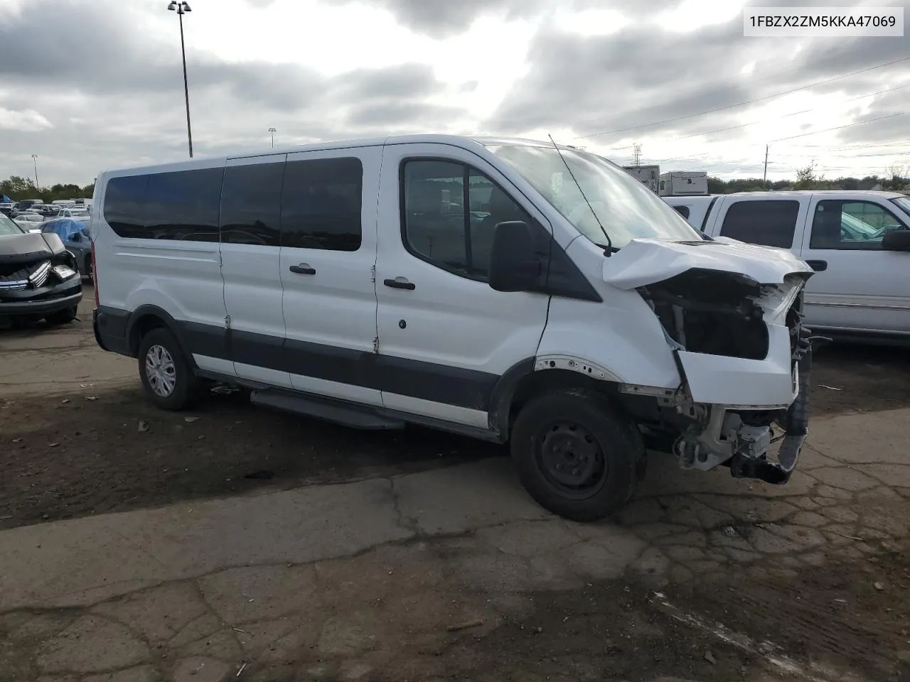 2019 Ford Transit T-350 VIN: 1FBZX2ZM5KKA47069 Lot: 72350254