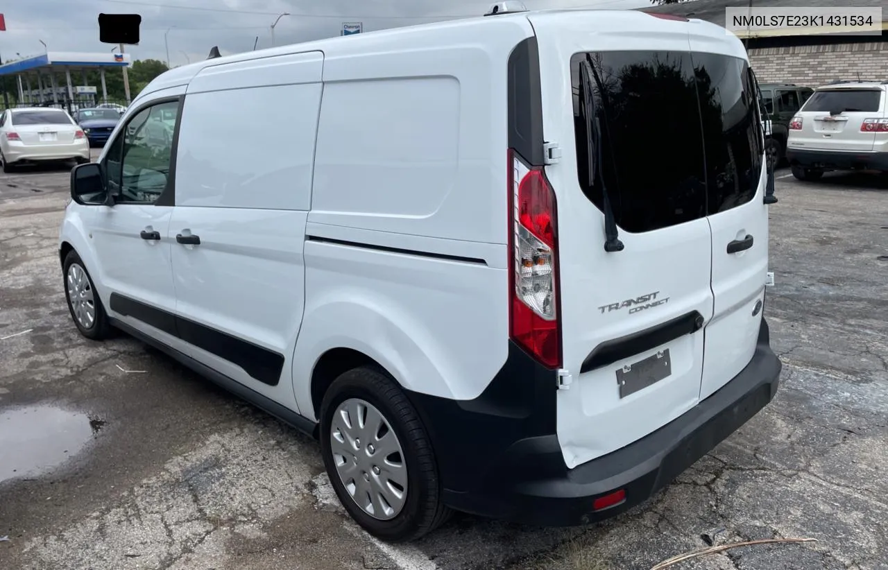 2019 Ford Transit Connect Xl VIN: NM0LS7E23K1431534 Lot: 73032404