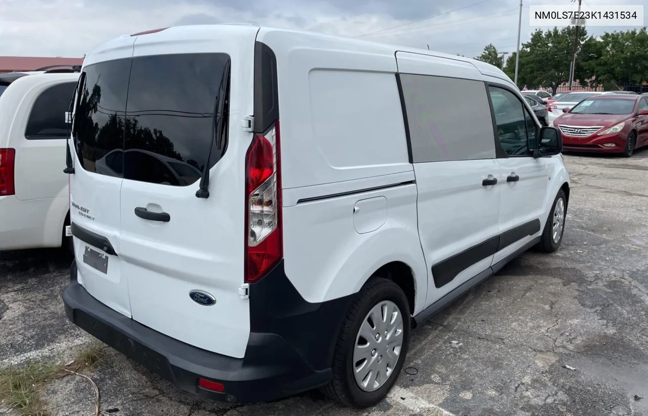 2019 Ford Transit Connect Xl VIN: NM0LS7E23K1431534 Lot: 73032404