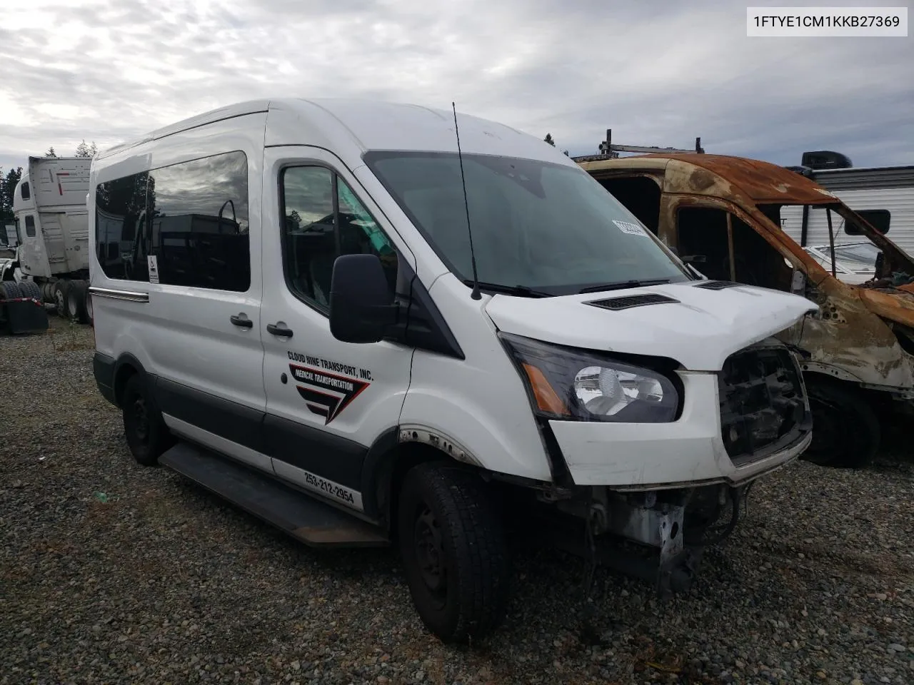 1FTYE1CM1KKB27369 2019 Ford Transit T-150