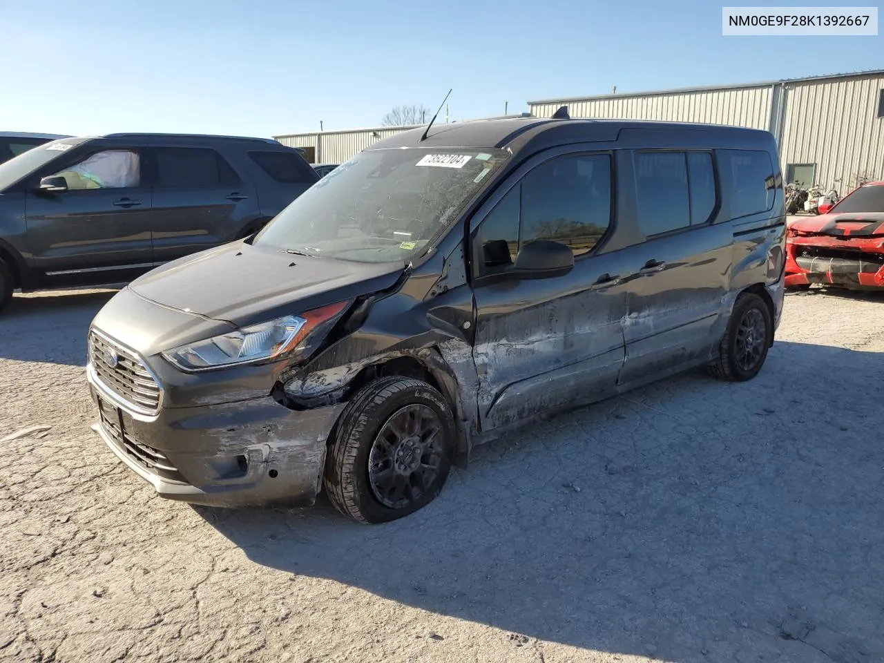 NM0GE9F28K1392667 2019 Ford Transit Connect Xlt