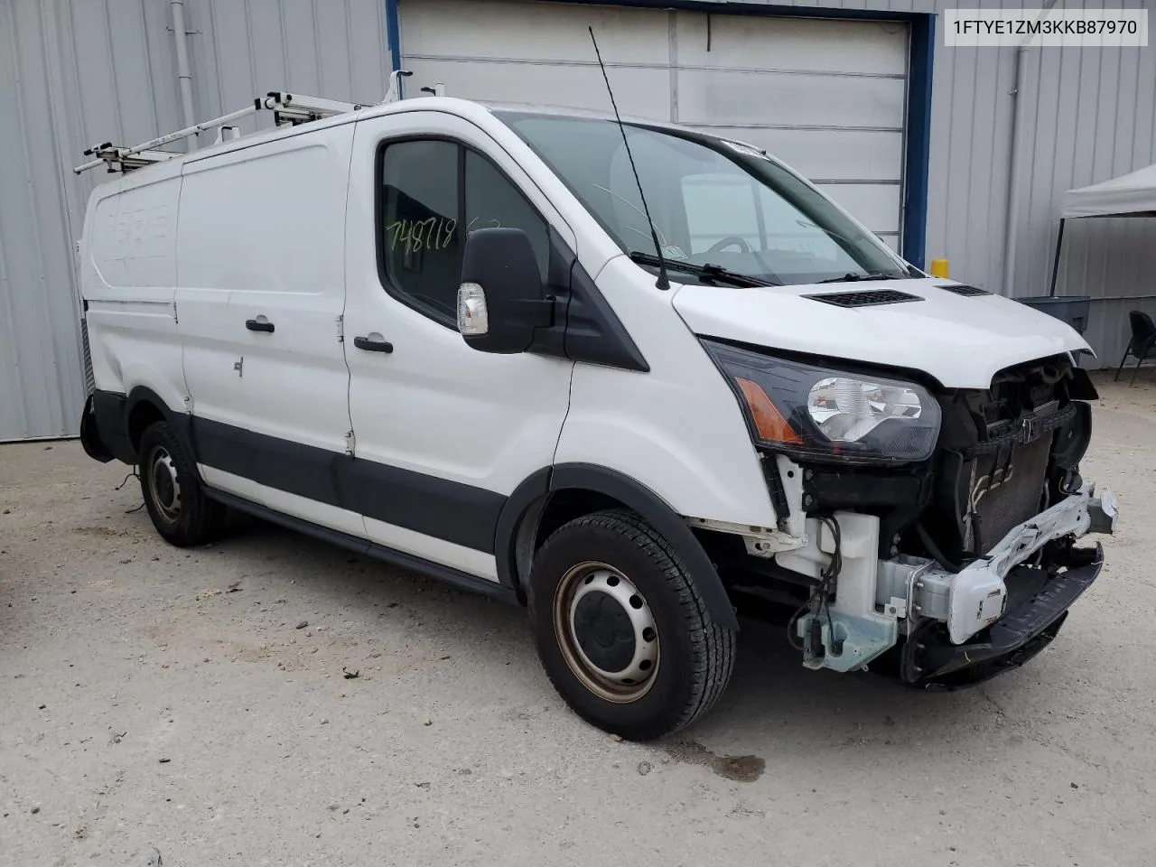 2019 Ford Transit T-150 VIN: 1FTYE1ZM3KKB87970 Lot: 74871863