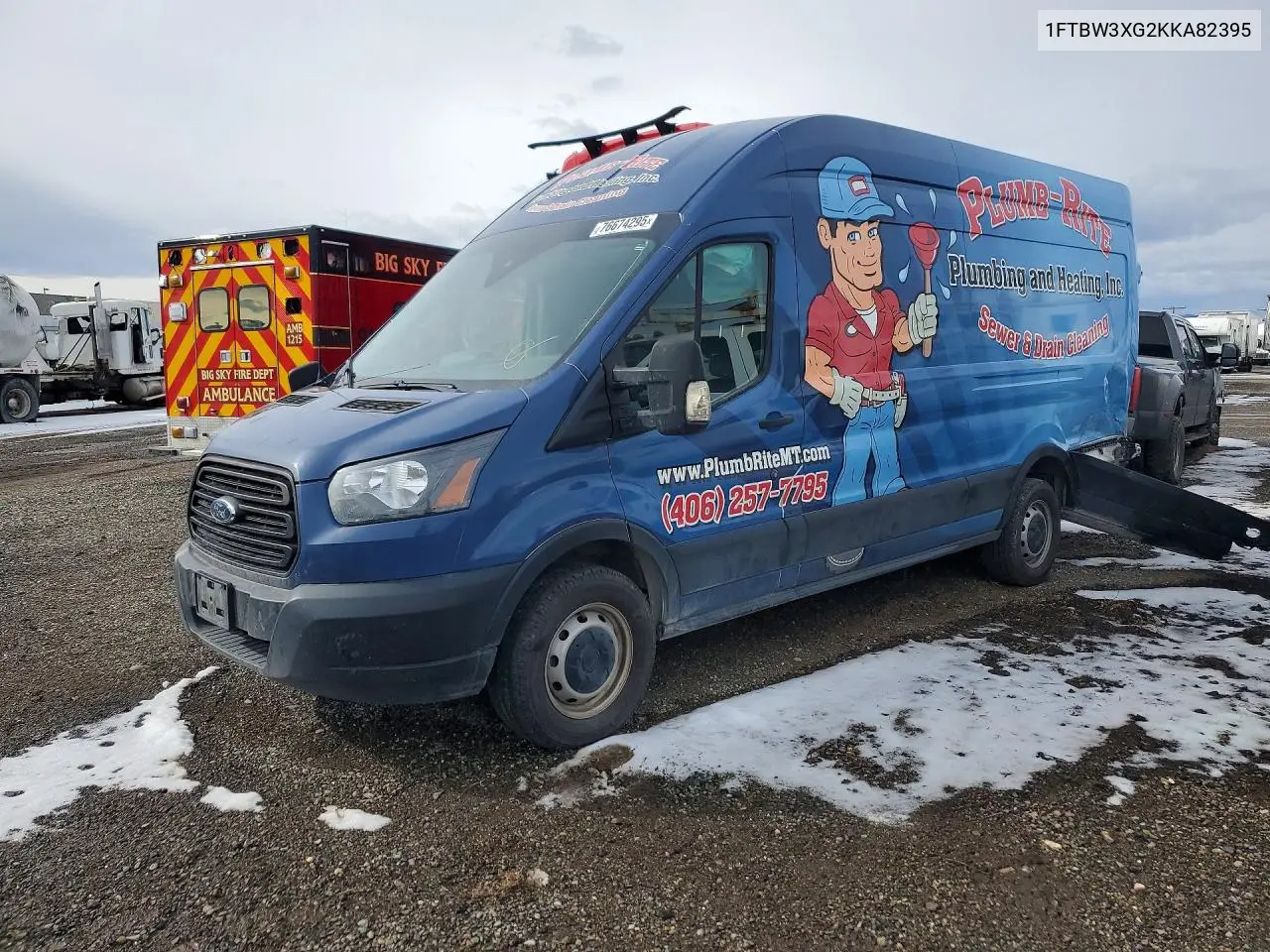 1FTBW3XG2KKA82395 2019 Ford Transit T-350