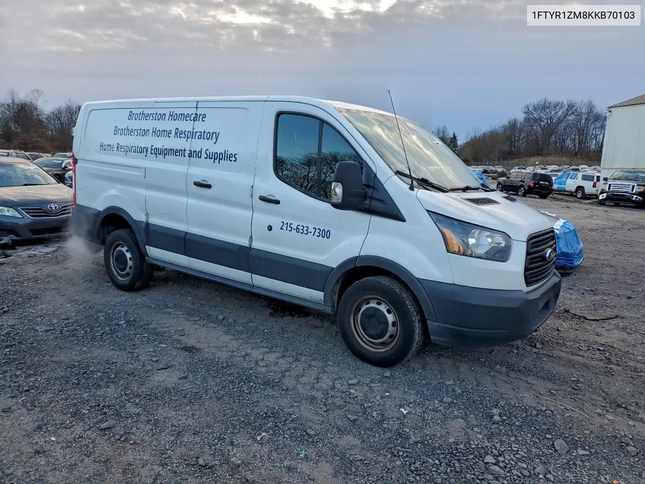 1FTYR1ZM8KKB70103 2019 Ford Transit T-250