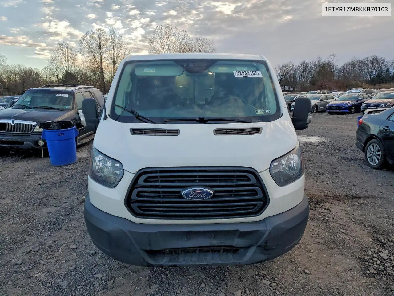 1FTYR1ZM8KKB70103 2019 Ford Transit T-250
