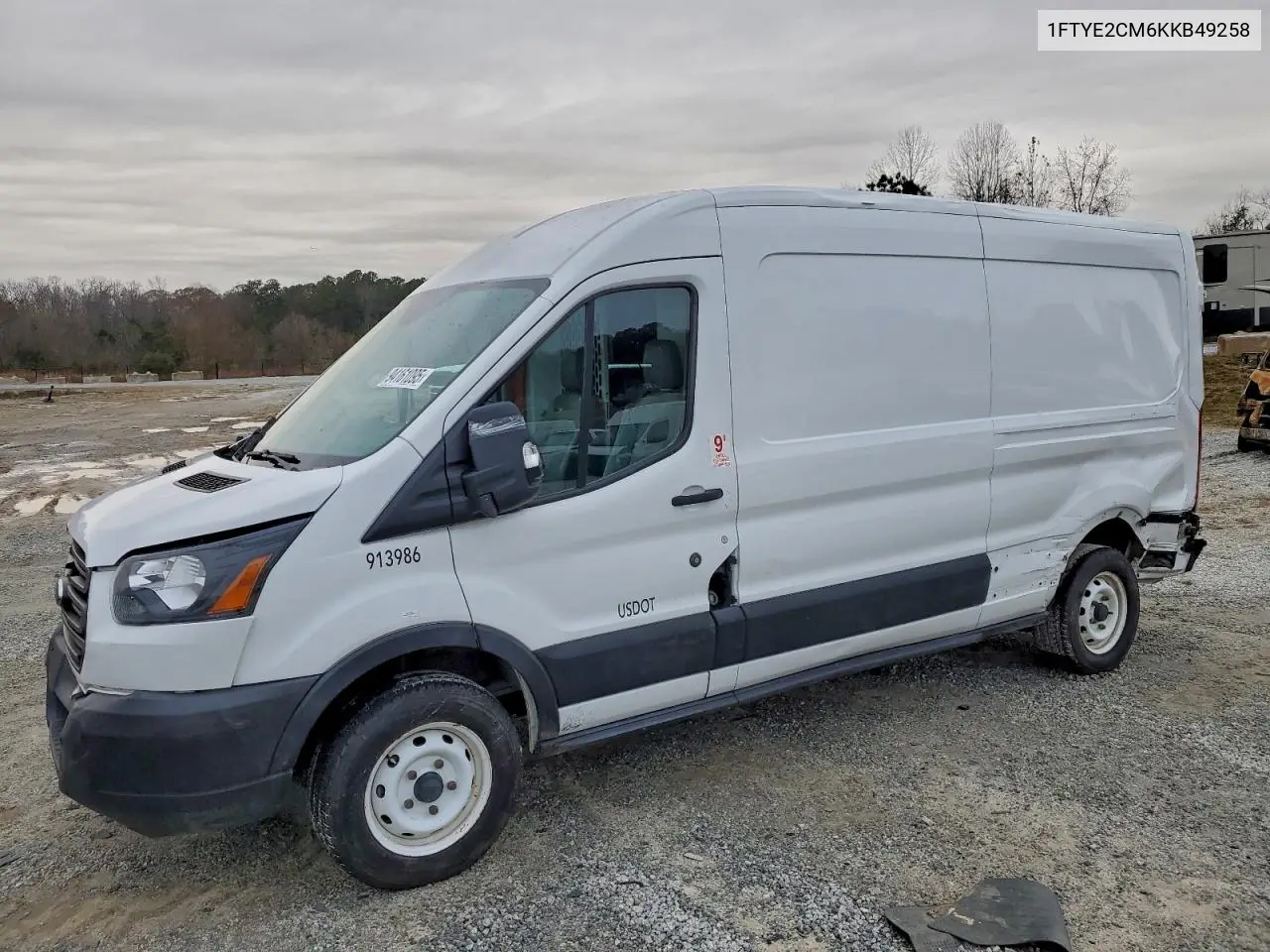 1FTYE2CM6KKB49258 2019 Ford Transit T-150
