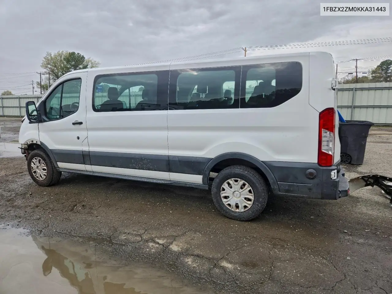 1FBZX2ZM0KKA31443 2019 Ford Transit T-350