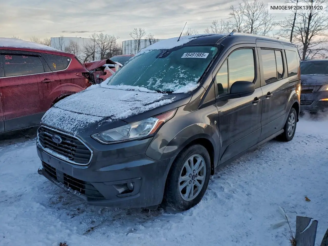 NM0GE9F20K1391920 2019 Ford Transit Connect Xlt
