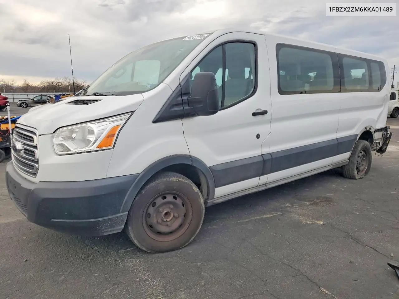 1FBZX2ZM6KKA01489 2019 Ford Transit T-350