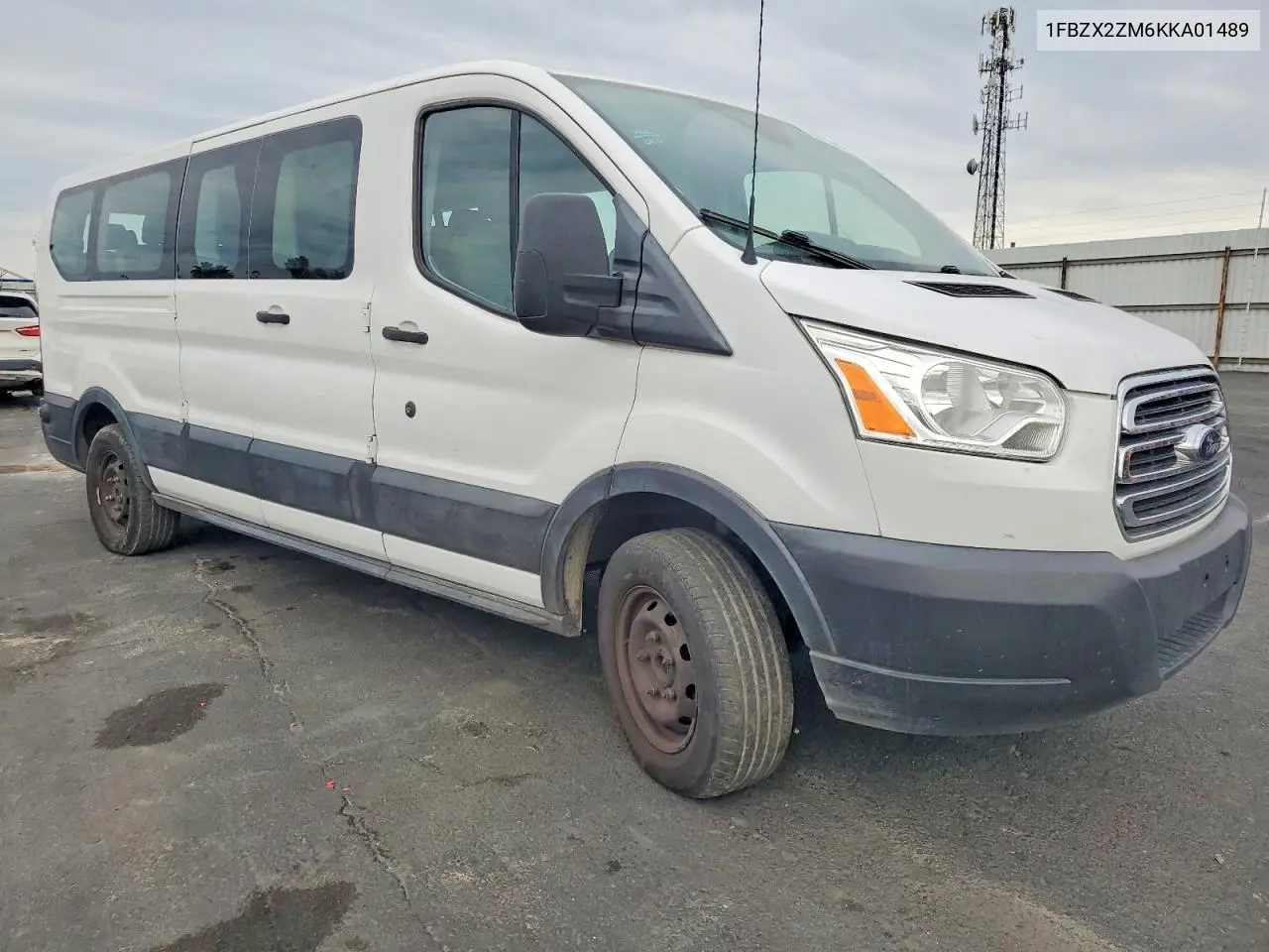 1FBZX2ZM6KKA01489 2019 Ford Transit T-350