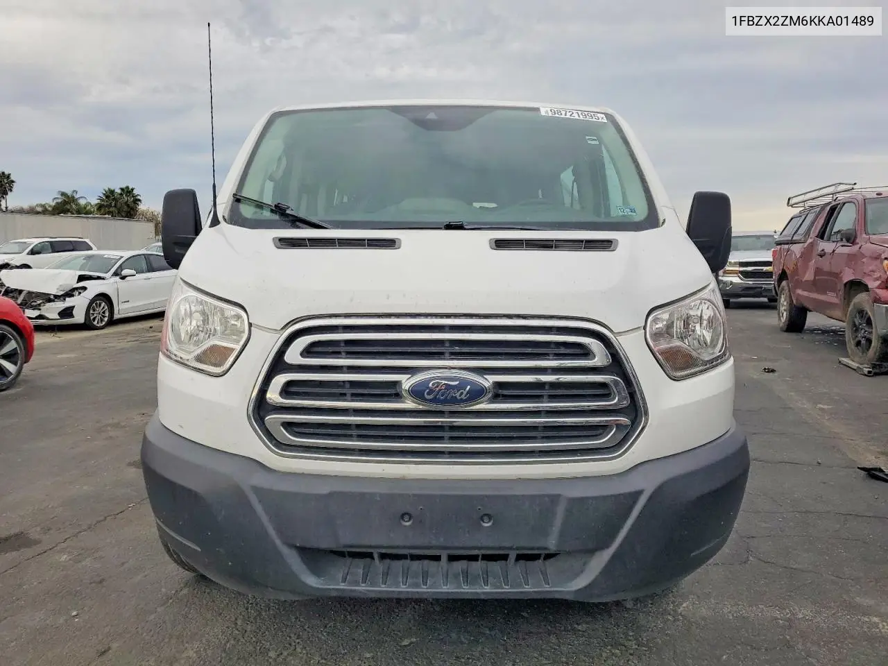 1FBZX2ZM6KKA01489 2019 Ford Transit T-350
