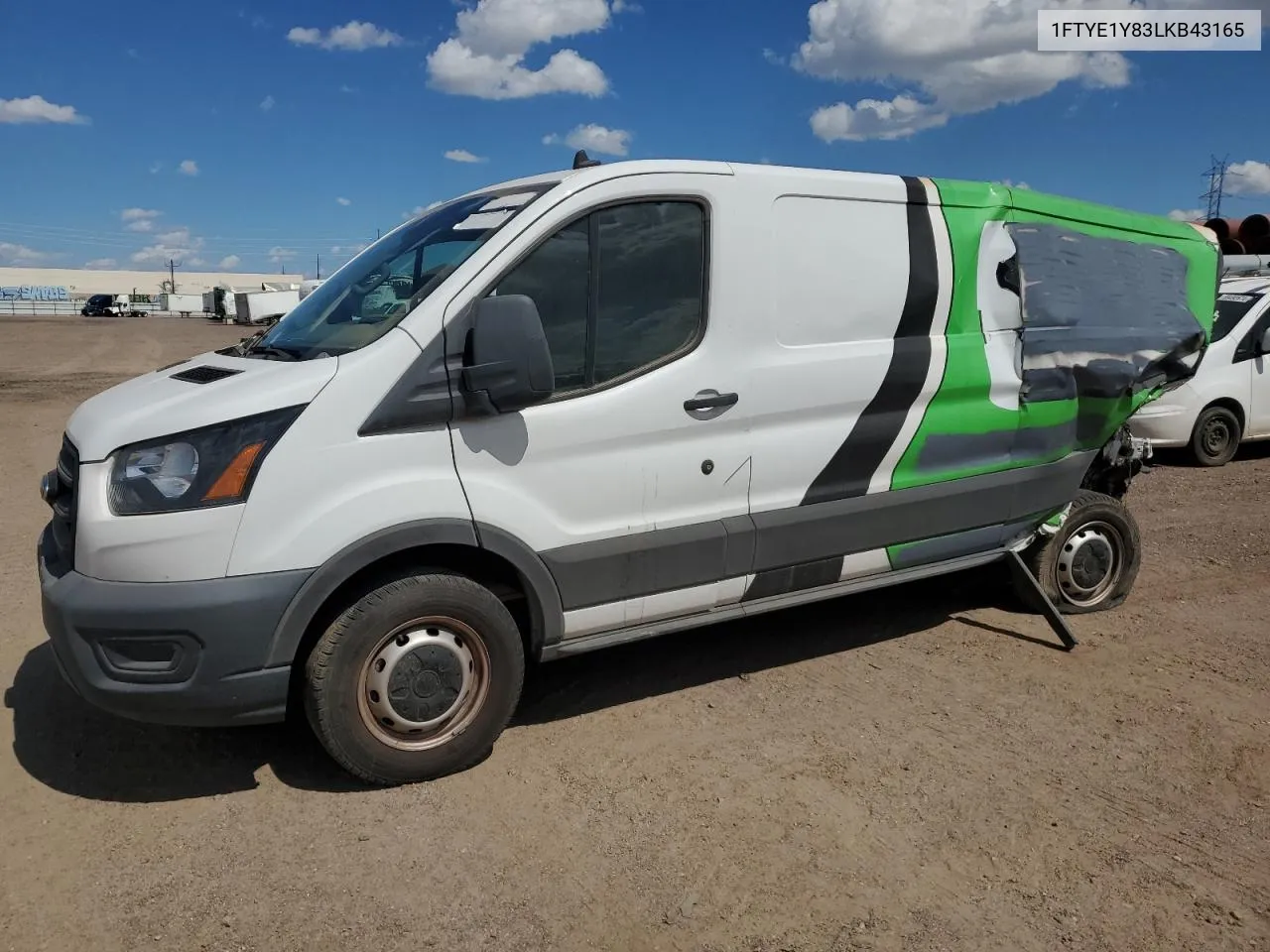 2020 Ford Transit T-150 VIN: 1FTYE1Y83LKB43165 Lot: 45346073