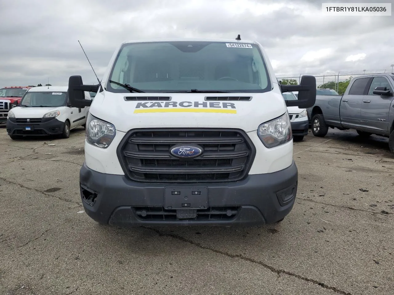 2020 Ford Transit T-250 VIN: 1FTBR1Y81LKA05036 Lot: 54122674