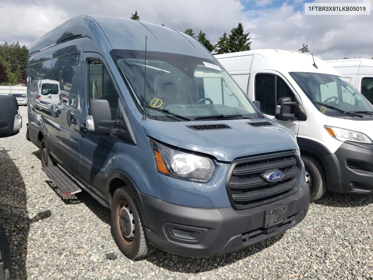 2020 Ford Transit T-250 VIN: 1FTBR3X81LKB05019 Lot: 54746624