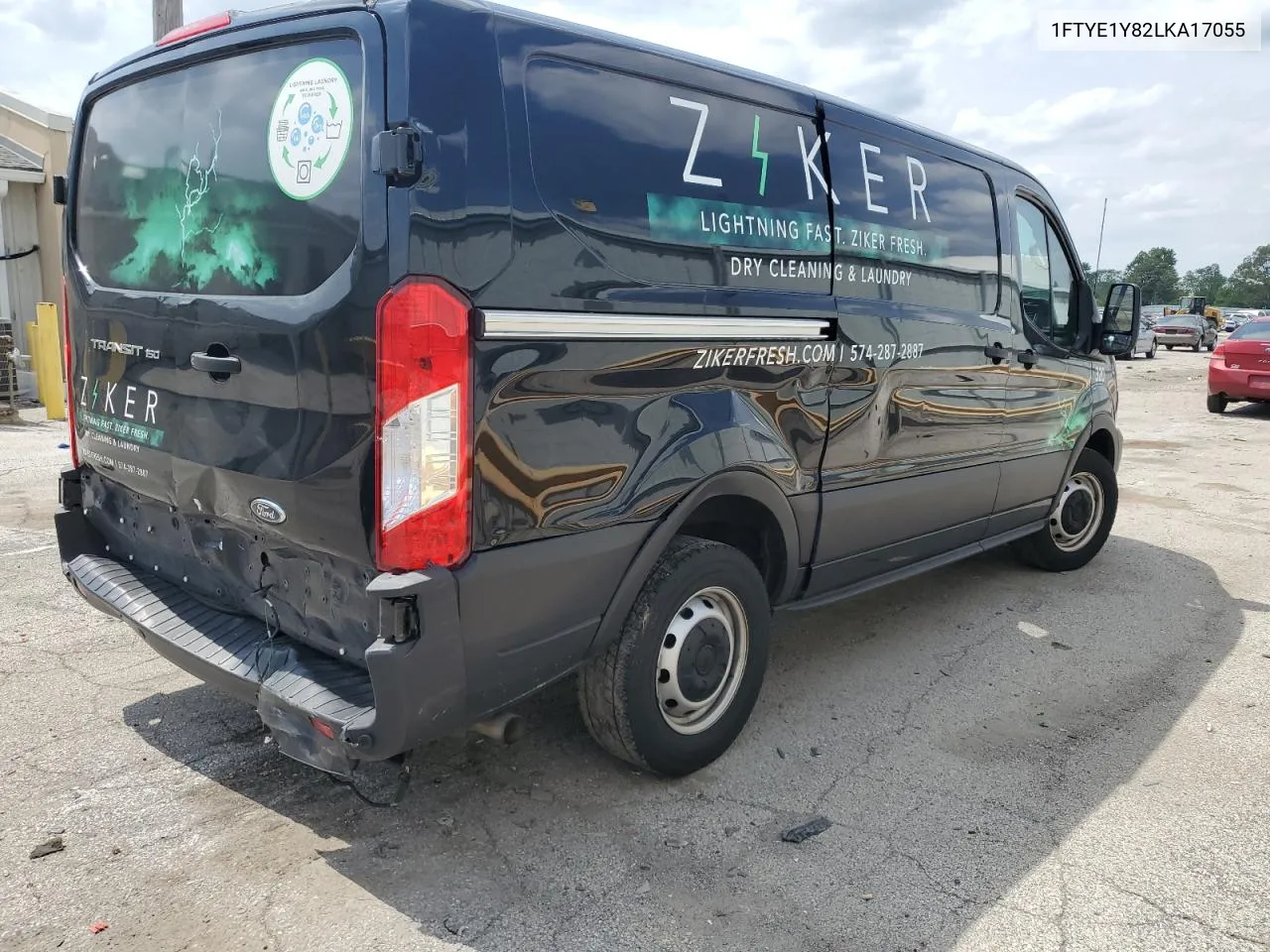 2020 Ford Transit T-150 VIN: 1FTYE1Y82LKA17055 Lot: 55170864