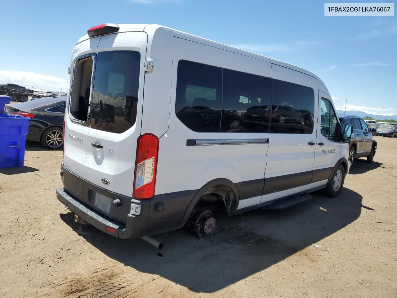 2020 Ford Transit T-350 VIN: 1FBAX2CG1LKA76067 Lot: 55366694