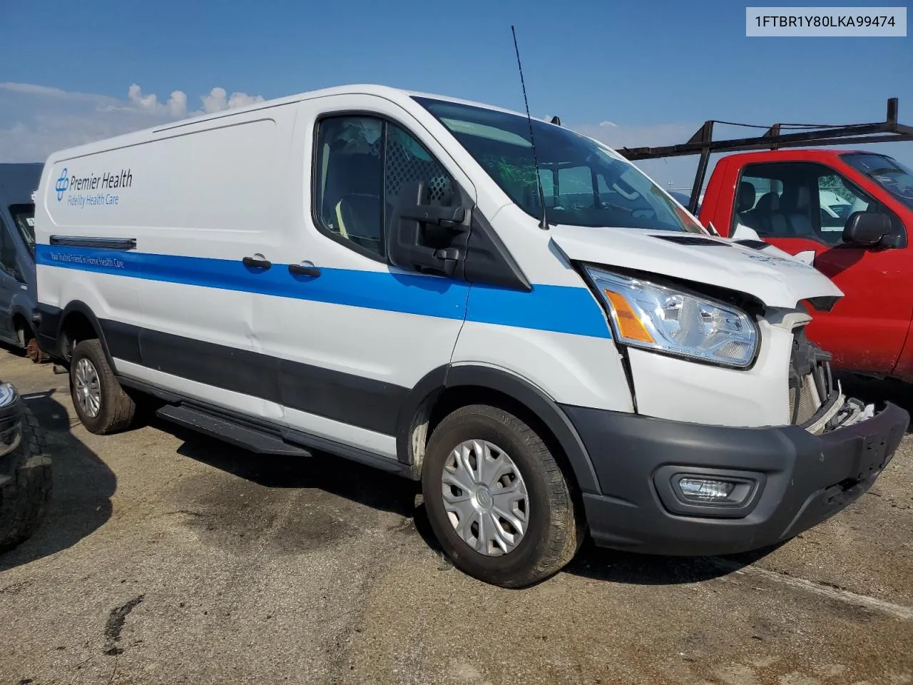 2020 Ford Transit T-250 VIN: 1FTBR1Y80LKA99474 Lot: 55713864