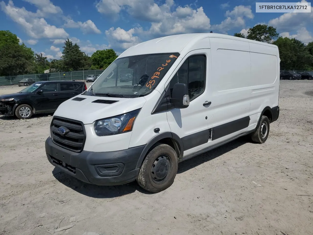 2020 Ford Transit T-250 VIN: 1FTBR1C87LKA12712 Lot: 55932664