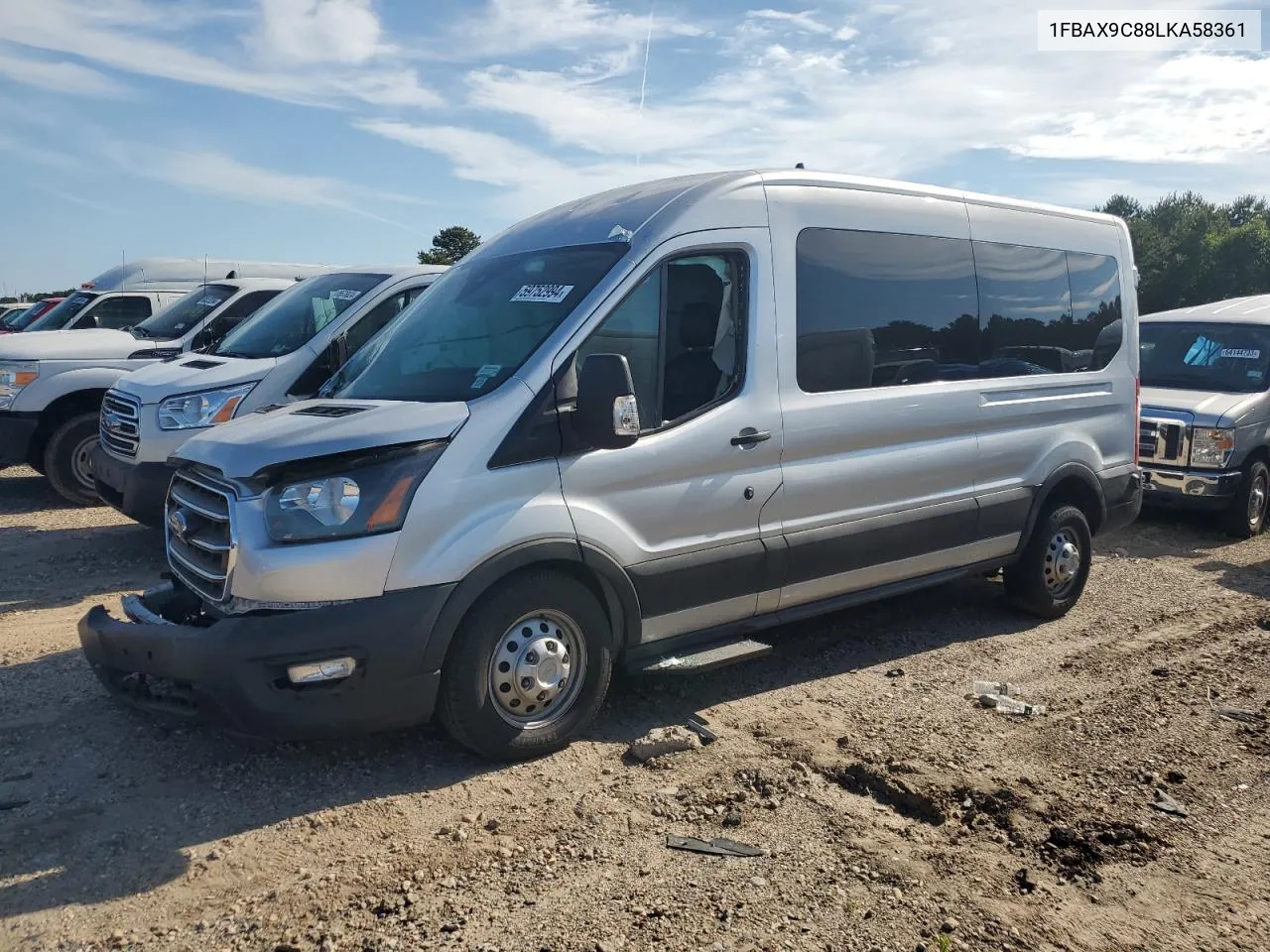 2020 Ford Transit T-350 VIN: 1FBAX9C88LKA58361 Lot: 59752994