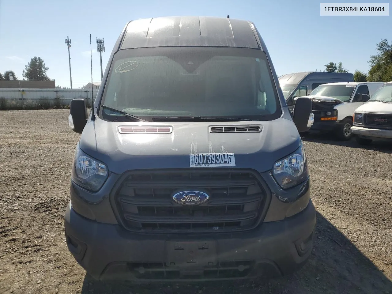 2020 Ford Transit T-250 VIN: 1FTBR3X84LKA18604 Lot: 60739304