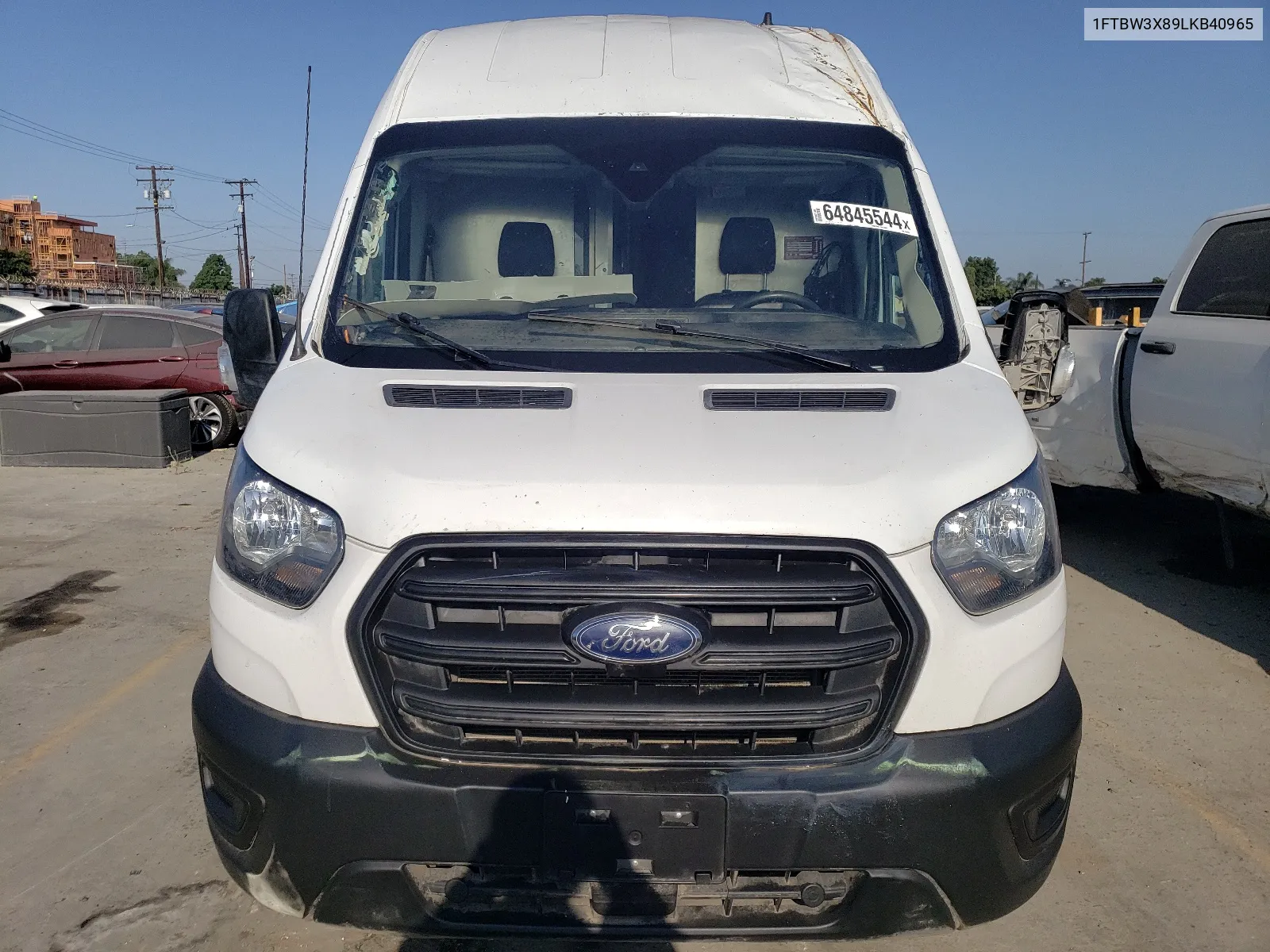 2020 Ford Transit T-350 VIN: 1FTBW3X89LKB40965 Lot: 64845544