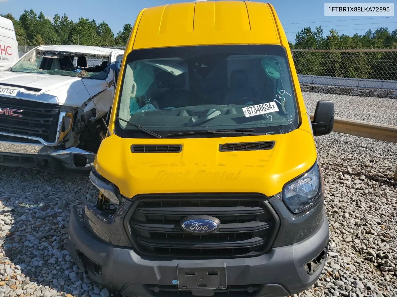 2020 Ford Transit T-250 VIN: 1FTBR1X88LKA72895 Lot: 67348634