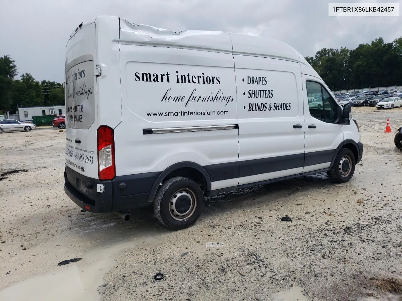 2020 Ford Transit T-250 VIN: 1FTBR1X86LKB42457 Lot: 69807284