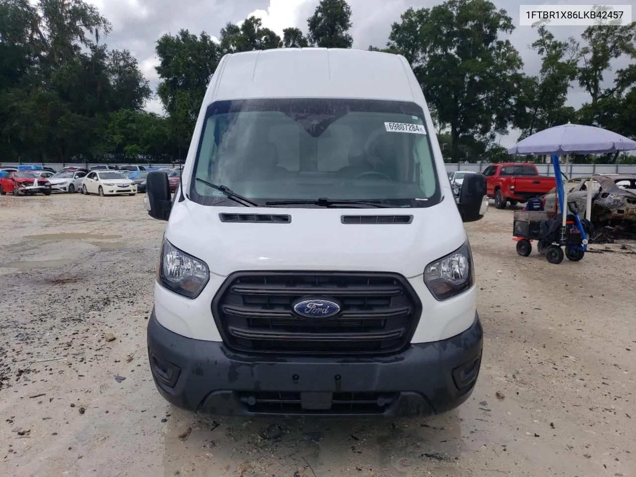 2020 Ford Transit T-250 VIN: 1FTBR1X86LKB42457 Lot: 69807284