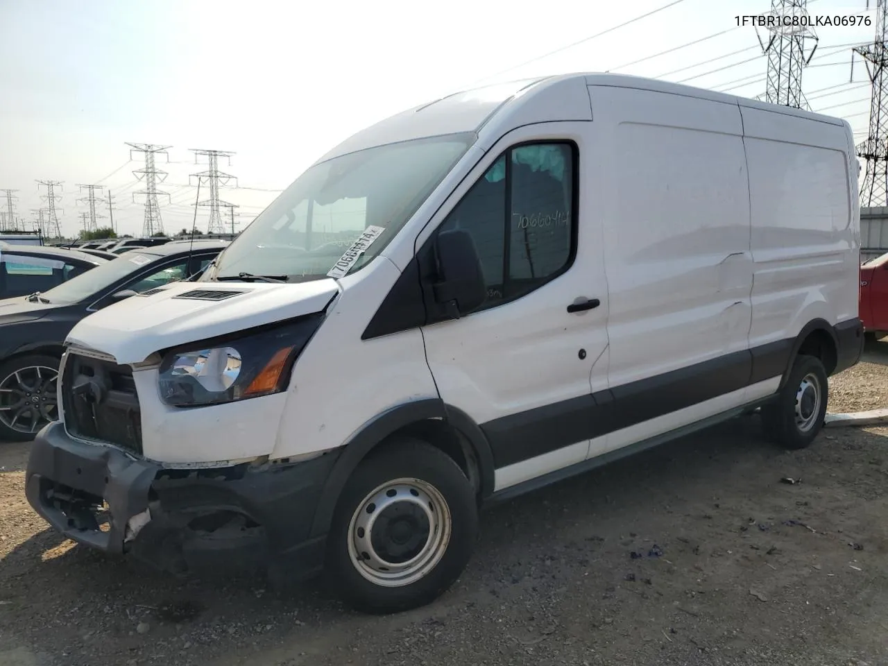 2020 Ford Transit T-250 VIN: 1FTBR1C80LKA06976 Lot: 70660414