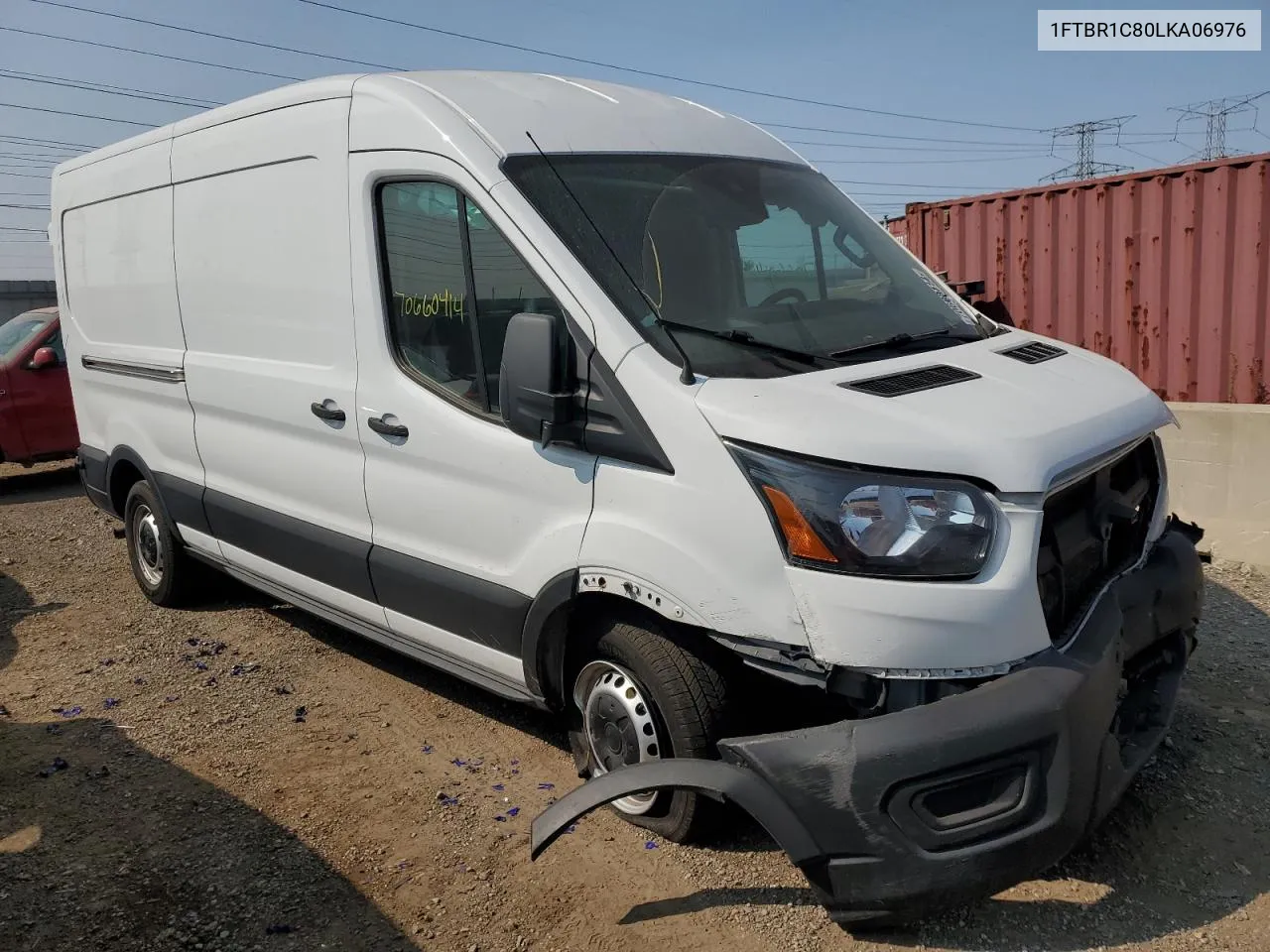 2020 Ford Transit T-250 VIN: 1FTBR1C80LKA06976 Lot: 70660414