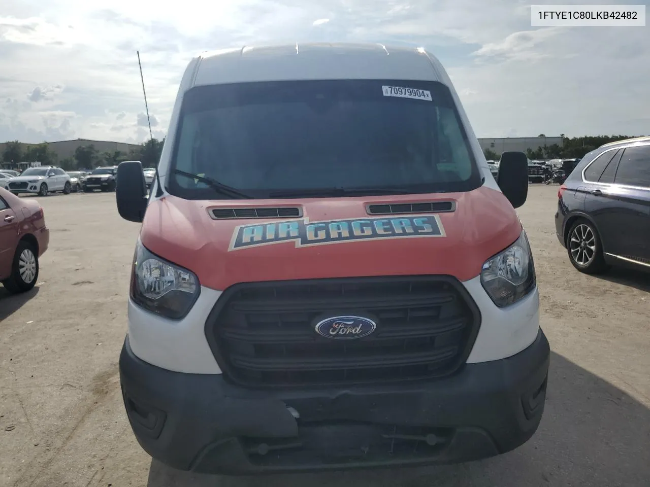 2020 Ford Transit T-150 VIN: 1FTYE1C80LKB42482 Lot: 70979904