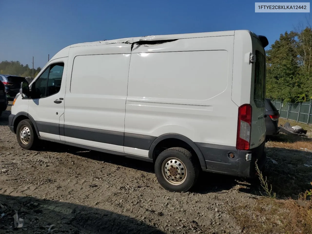 2020 Ford Transit T-150 VIN: 1FTYE2C8XLKA12442 Lot: 71553514