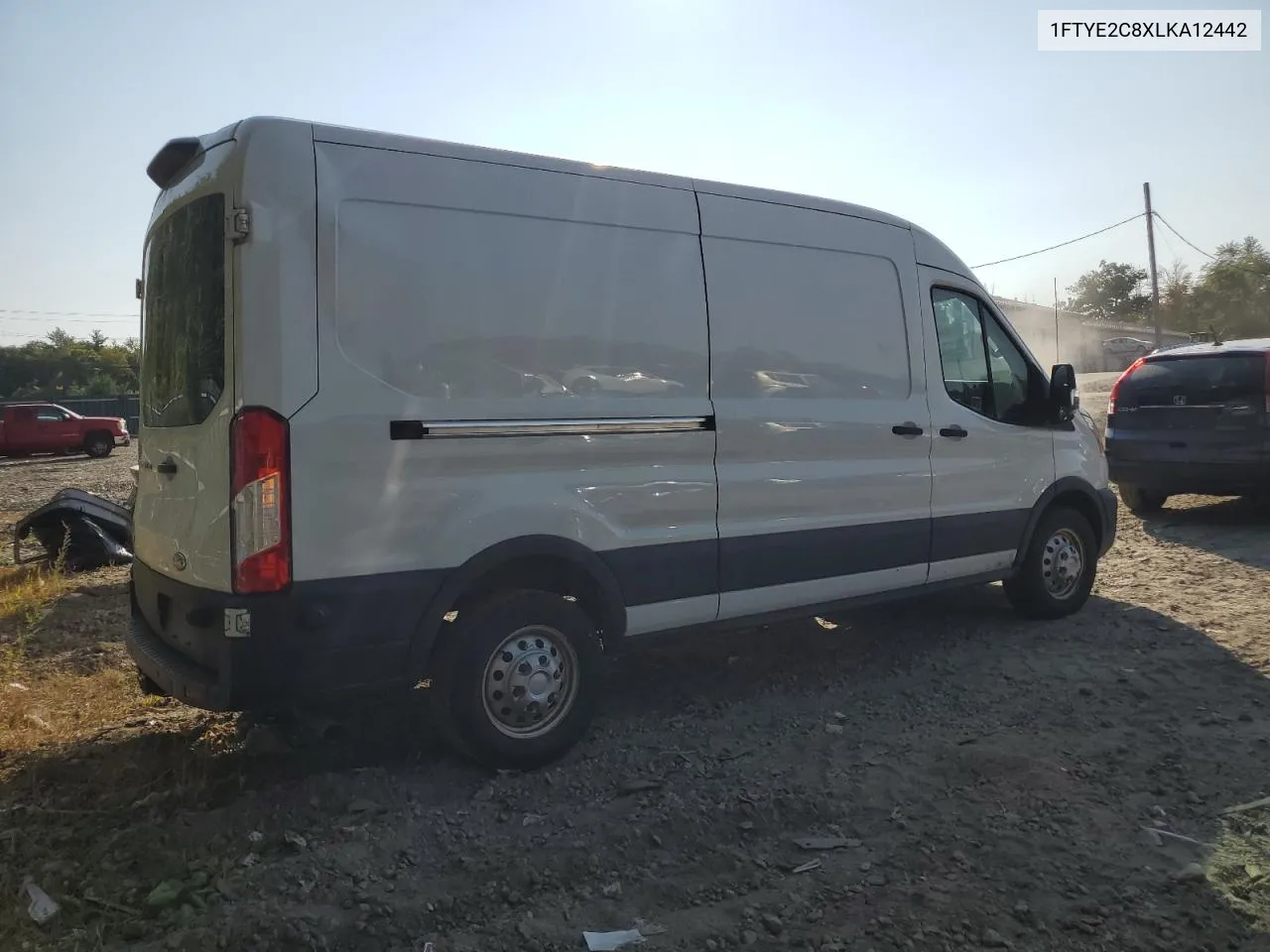 2020 Ford Transit T-150 VIN: 1FTYE2C8XLKA12442 Lot: 71553514