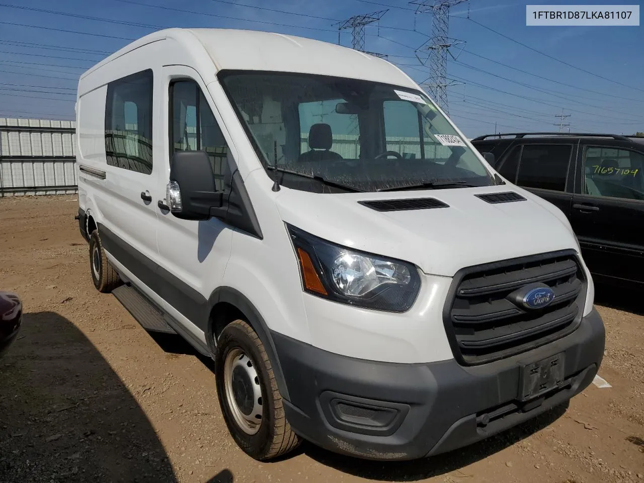 2020 Ford Transit T-250 VIN: 1FTBR1D87LKA81107 Lot: 71882434