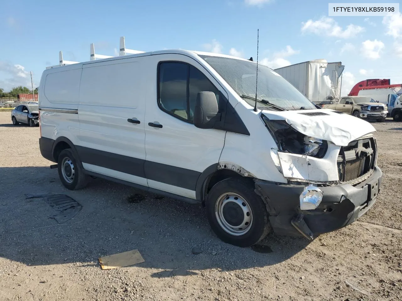 2020 Ford Transit T-150 VIN: 1FTYE1Y8XLKB59198 Lot: 71946104