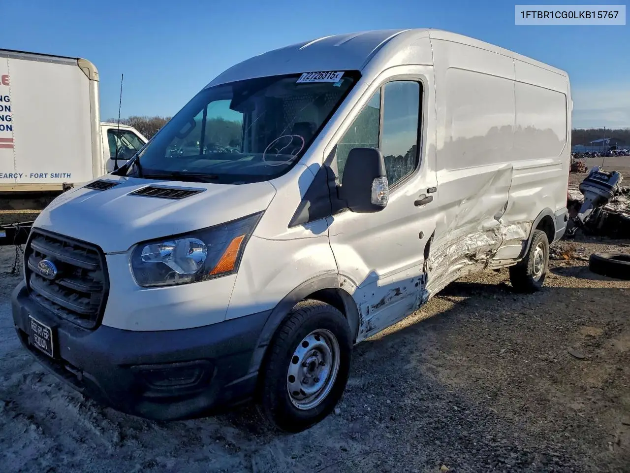1FTBR1CG0LKB15767 2020 Ford Transit T-250