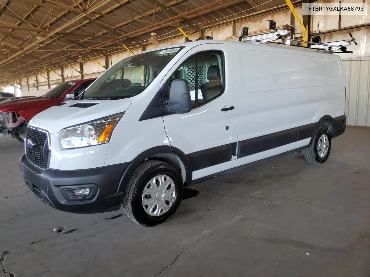 2020 Ford Transit T-250 VIN: 1FTBR1YGXLKA58793 Lot: 72961894