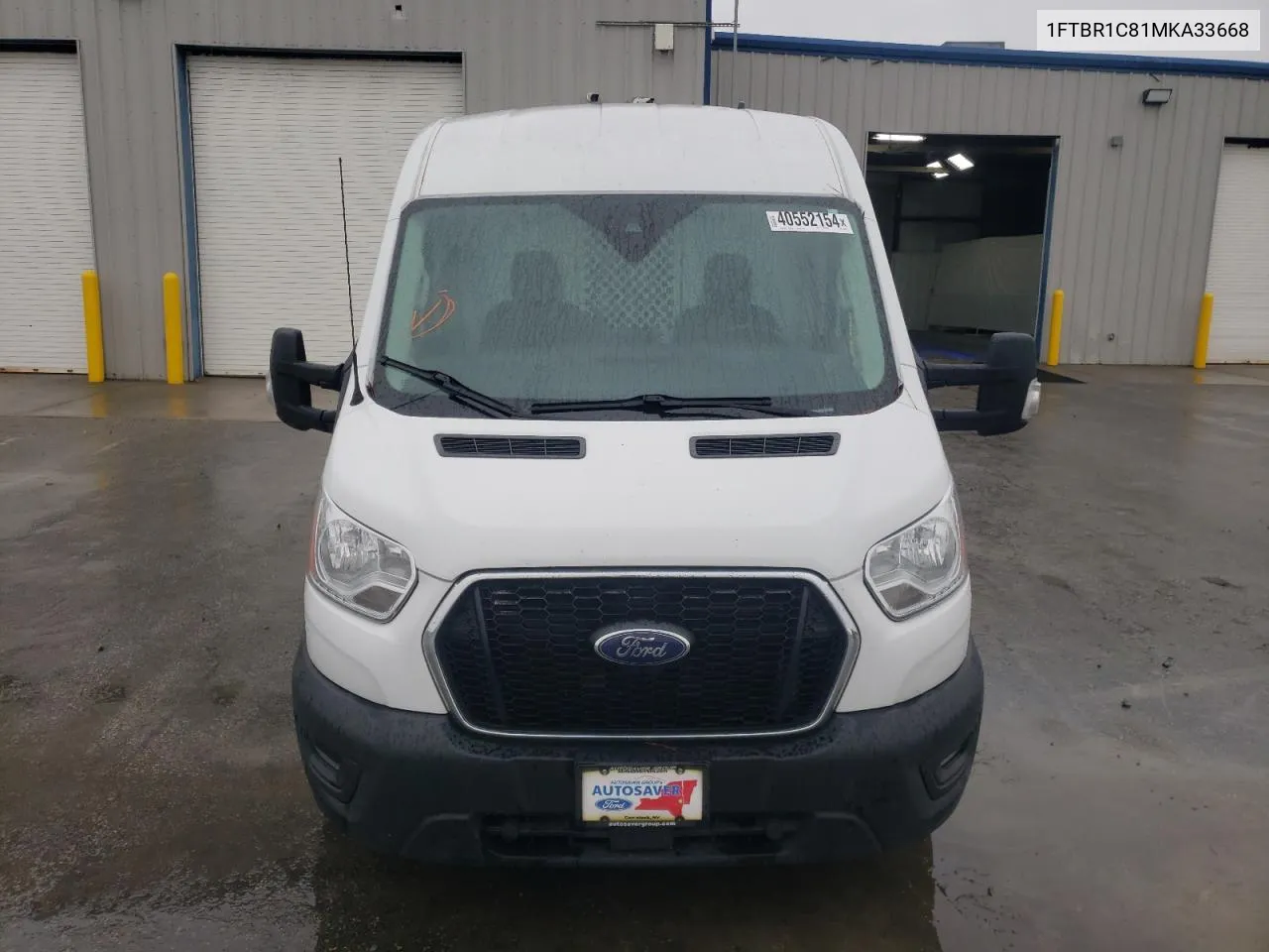 2021 Ford Transit T-250 VIN: 1FTBR1C81MKA33668 Lot: 40552154