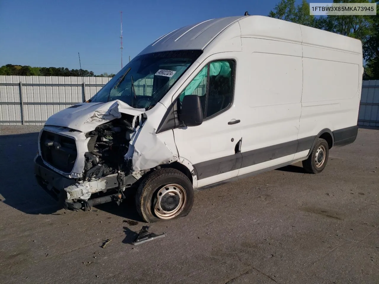 2021 Ford Transit T-350 VIN: 1FTBW3X85MKA73945 Lot: 49922324