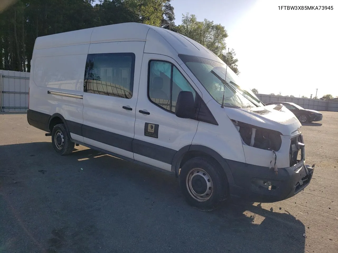 2021 Ford Transit T-350 VIN: 1FTBW3X85MKA73945 Lot: 49922324