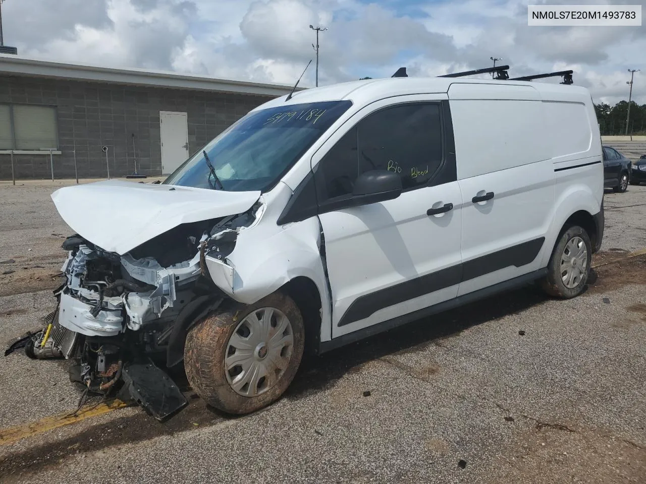 2021 Ford Transit Connect Xl VIN: NM0LS7E20M1493783 Lot: 54791184