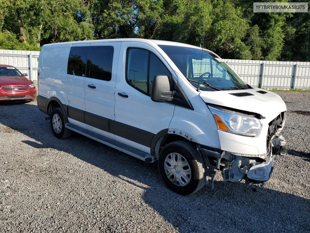 2021 Ford Transit T-250 VIN: 1FTBR1Y80MKA58375 Lot: 55335854