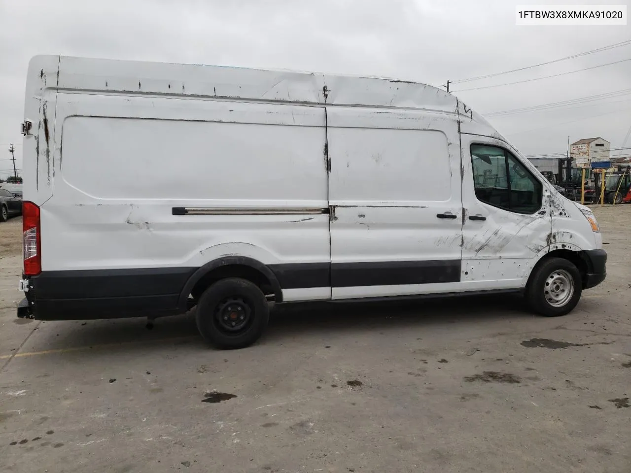 1FTBW3X8XMKA91020 2021 Ford Transit T-350