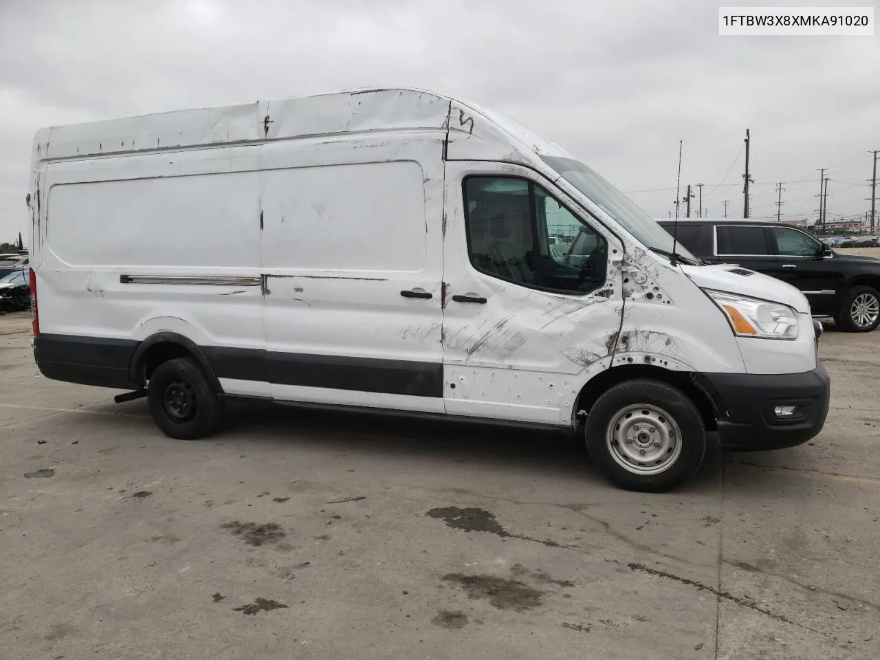 1FTBW3X8XMKA91020 2021 Ford Transit T-350