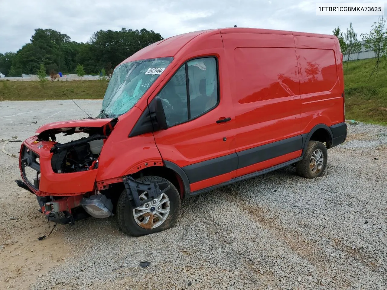 2021 Ford Transit T-250 VIN: 1FTBR1CG8MKA73625 Lot: 56422464