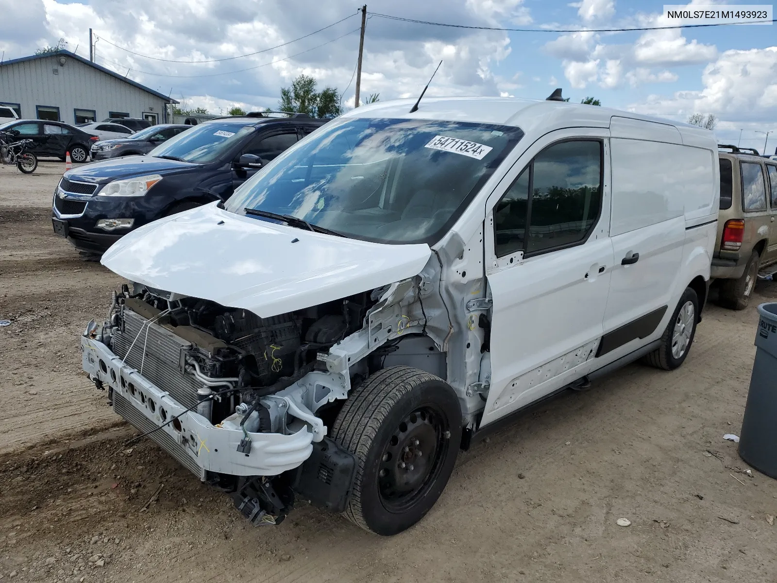 2021 Ford Transit Connect Xl VIN: NM0LS7E21M1493923 Lot: 57836474